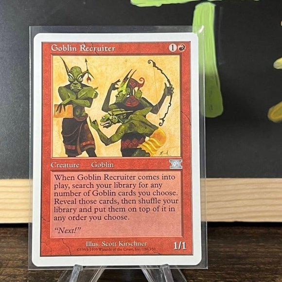 Goblin Recruiter - Classic Sixth Edition (6ED) - Magic: The Gathering - Uncommon - Picture 1 of 3